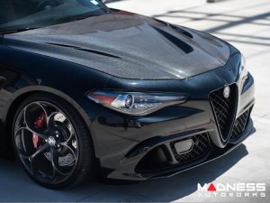 Alfa Romeo Giulia Hood - Carbon Fiber - Extreme Style